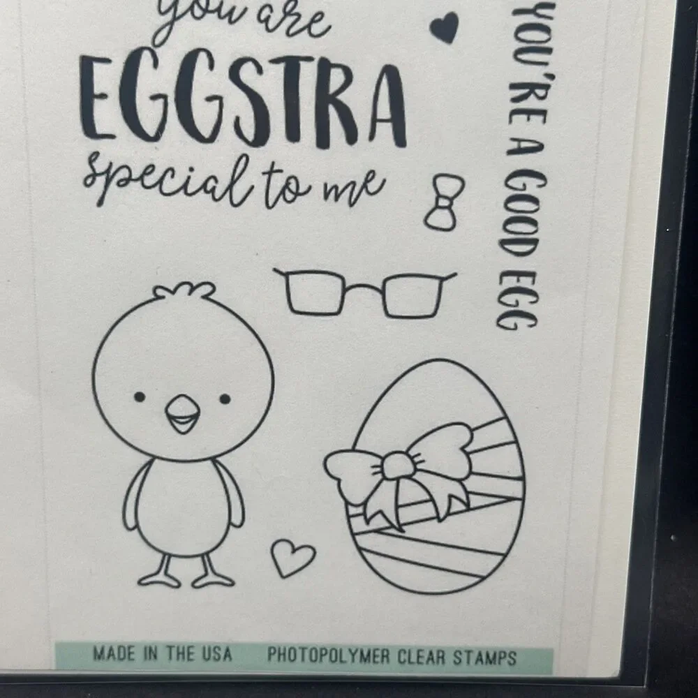 Neat and Tangled Photopolymer Clear Stamps Eggstra Special Set and Dies Easter